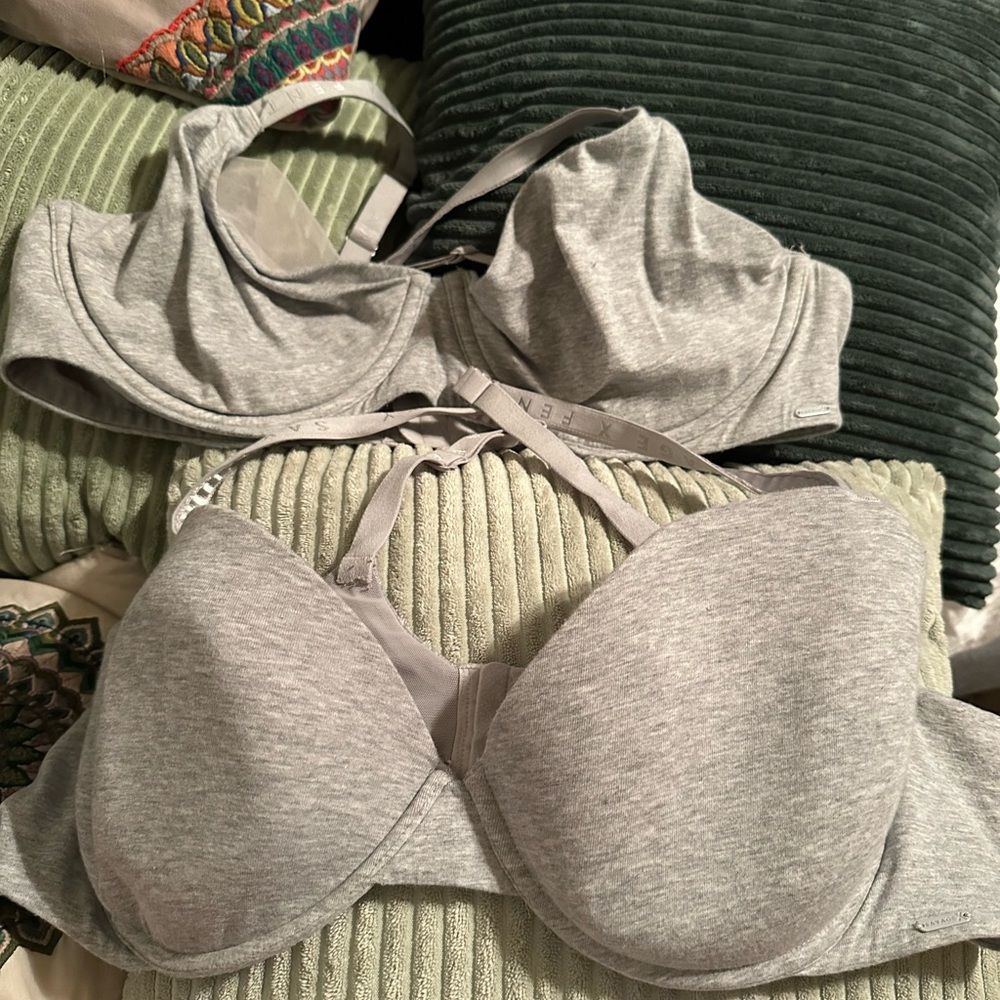 Savage X Fenty Gray Women's Intimates Bra bundle